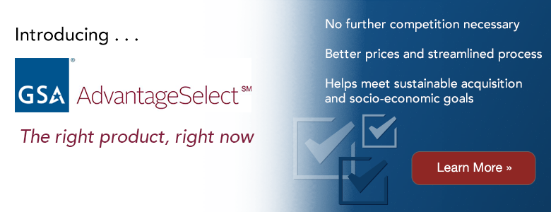 GSA AdvantageSelect. Click on this image for further information